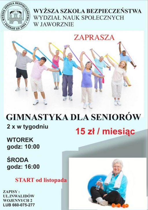 Zajęcia dla seniorów w Jaworznie
