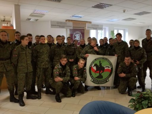 Uczniowie klas mundurowych Zespołu Szkół Rolniczych z wizytą w Poznaniu
