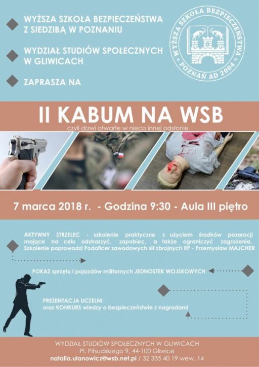 II KABUM NA WSB czyli drzwi otwarte w Gliwickim Wydziale