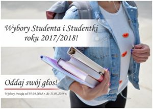 WYBORY NAUCZYCIELA oraz STUDENTA I STUDENTKI roku 2017/2018