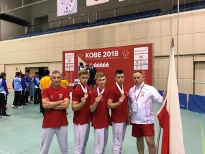 Akademicka Kadra Polski w Karate WKF wraca z Akademickich Mistrzostw Świata KOBE - JAPONIA 2018 z Brązowym Medalem!