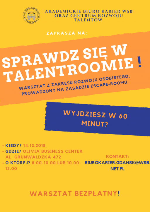 Sprawdź się w Talentroomie!
