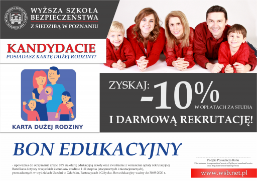 Bon “Karta Dużej Rodziny”