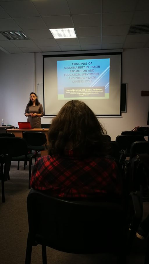 Profesor Hanna Saturska MD, DMSc– gościnnie w WSB w ramach programu ERASMUS+