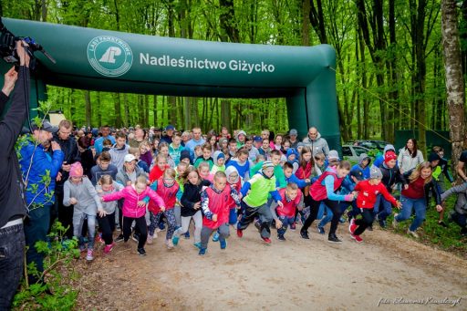 XXII Ogólnopolskie Biegi Rodzinne w Lesie Miejskim w Gajewie k. Giżycka
