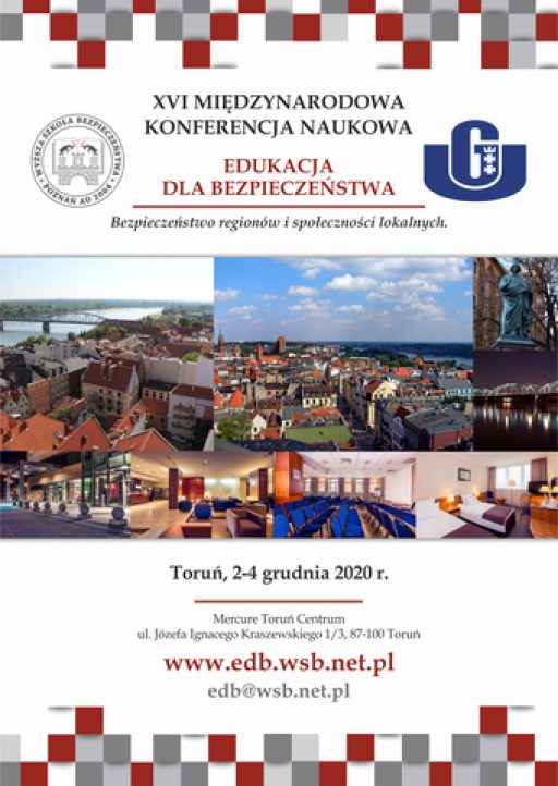 XVI Międzynarodowa Konferencja Naukowa EDUKACJA DLA BEZPIECZEŃSTWA