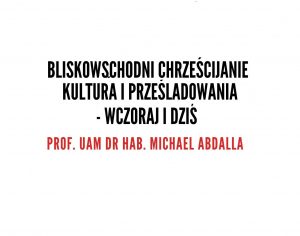 WSS Poznań: wykład otwarty Prof. UAM dr hab. Michaela Abdalli