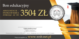 Bon edukacyjny - absolwencie studiuj od marca zyskując aż do 3504 zł 2020  studia od marca