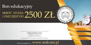 Bon edukacyjny - skróć studia i zaoszczędź do 2500 zł 2020  studia od marca
