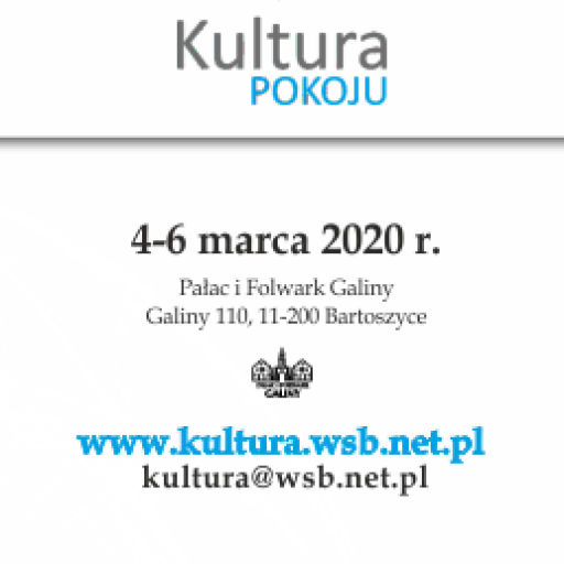 V Międzynarodowa Konferencja Naukowa KULTURA POKOJU - 2020