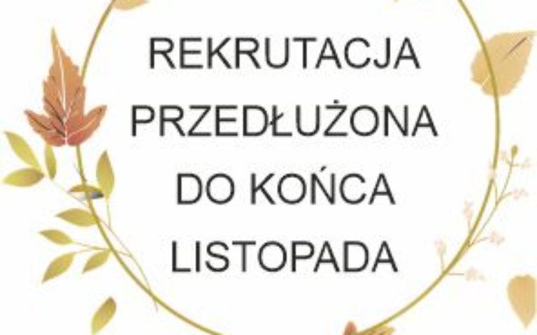 Przedłużamy rekrutację na studia do końca listopada!