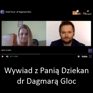 Gość Ox.pl - dr Dagmara Gloc o bezpieczeństwie zdrowotnym