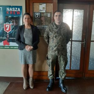 Zajęcia terenowe w Gdańsku - gość specjalny z 7. Pomorskiej Brygady Obrony Terytorialnej