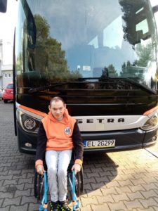 Łukasz Śmietana - student z niepełnosprawnością WSB