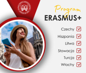 Rekrutacja na wyjazdy zagraniczne w roku 2024/2025 - Erasmus+
