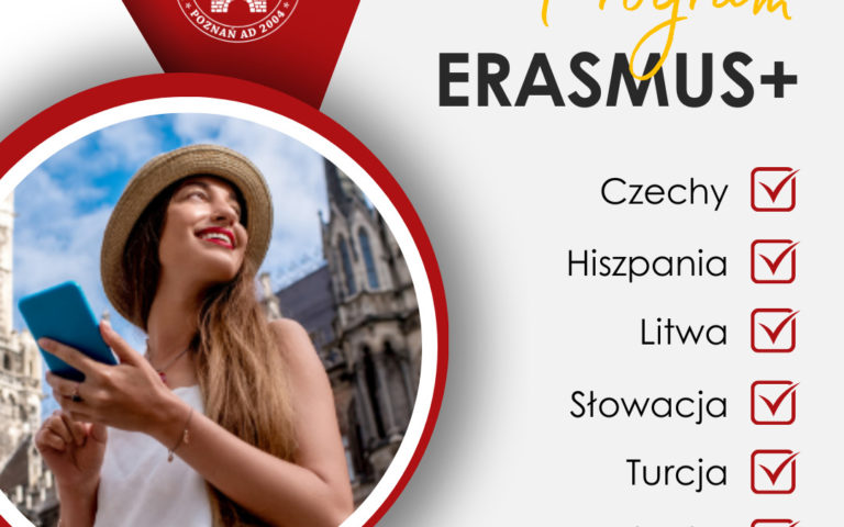 Rekrutacja na wyjazdy zagraniczne w roku 2024/2025 – Erasmus+