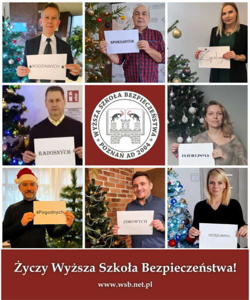 Kolaż świątecznych życzeń od Dziekanów!