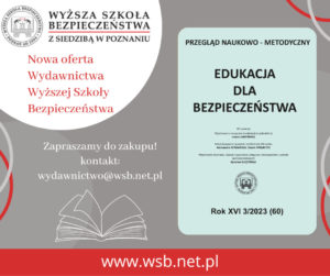 Oferta Wydawnictwa WSB – Przegląd Naukowo – Metodyczny 3/2023
