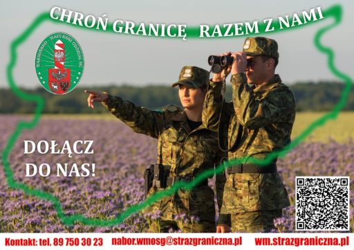 Rekrutacja do warmińsko-mazurskie Oddziału Straży Granicznej