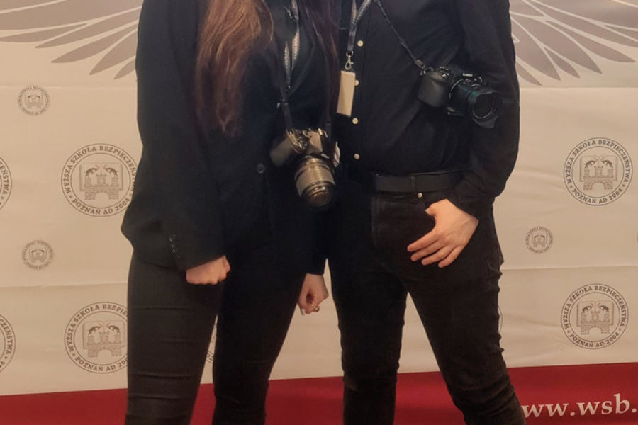 Wiktor Kornaś, Karolina Ślusarczyk -pracownicy WSB VII Międzynarodowa Konferencja Naukowa Kultura Pokoju Kultura Granic