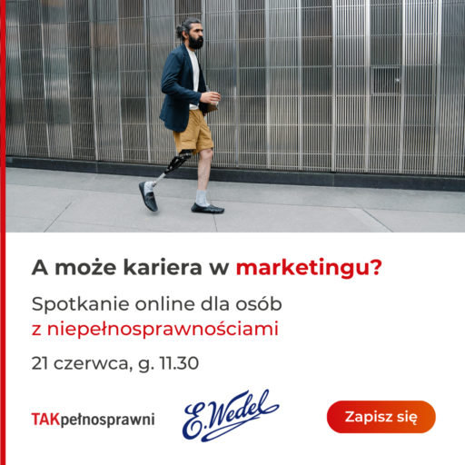 Zaproszenie na spotkanie „Kariera na TAK” – Praca w marketingu w E. Wedel