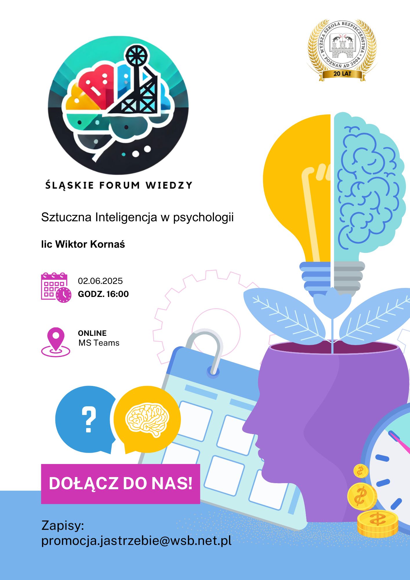 Sztuczna Inteligencja w psychologii slaskie forum wiedzy