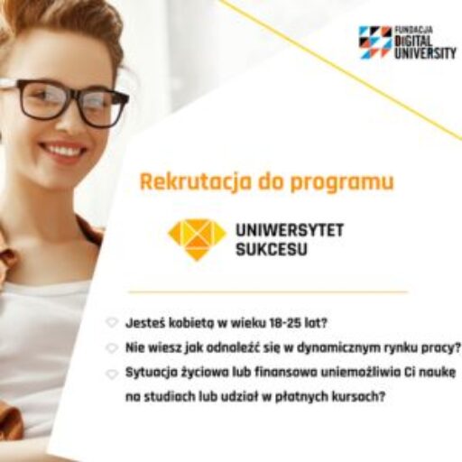 Bezpłatny program stypendialny dla Studentek i Absolwentek (18–25 lat) – Uniwersytet Sukcesu