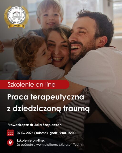 Zapraszamy na szkolenie – Praca terapeutyczna z dziedziczoną traumą