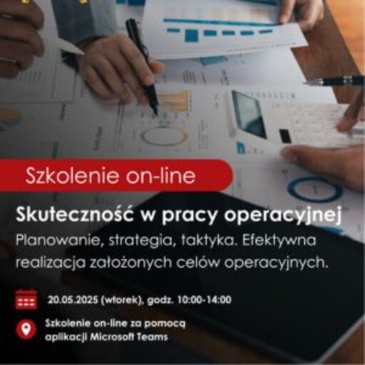 Skuteczność w pracy operacyjnej – planowanie, strategia, taktyka