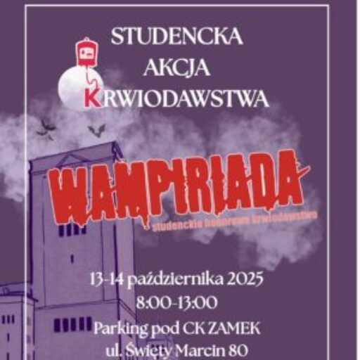 Oddaj krew w słusznej sprawie! Wampiriada 2025 w Poznaniu