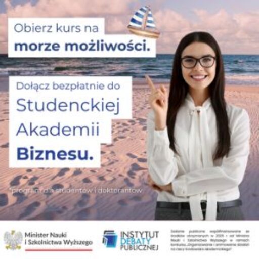 Studencka Akademia Biznesu 2025 – rusza cykl bezpłatnych szkoleń dla studentów i doktorantów