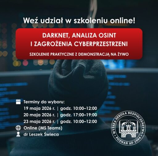 Tydzień z DARKNETEM – zapraszamy na wyjątkowe szkolenie z demonstracją na żywo!